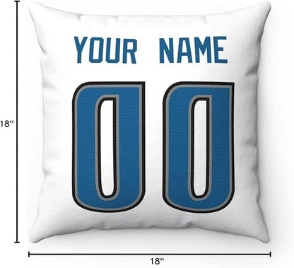 ANTKING Throw Pillow Detroit Custom Any Name and Number for Men Women Boy Gift