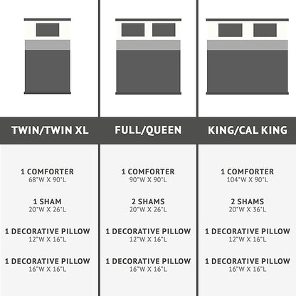 Intelligent Design Raina Full/Queen Comforter Set, Soft Microfiber, Modern Geometric Metallic Bed Set, 5 Pieces College Bedding with 2 Shams, 2 Toss Pillows Grey/Silver