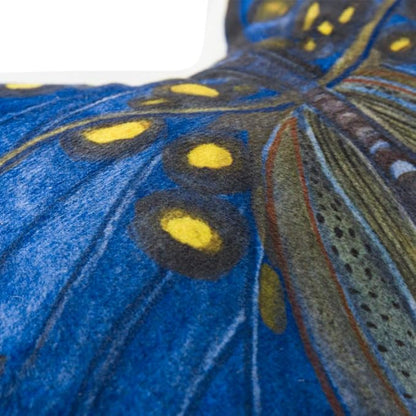 JWH 3D Butterfly Accent Pillow Case Bed Decorative Handmade Decorative Printed Throw Pillow Cover Blue Pillow Cover Cute Cushion for Farmhouse Sofa Couch Living Room Decor Printed Protector 13x15 Inch