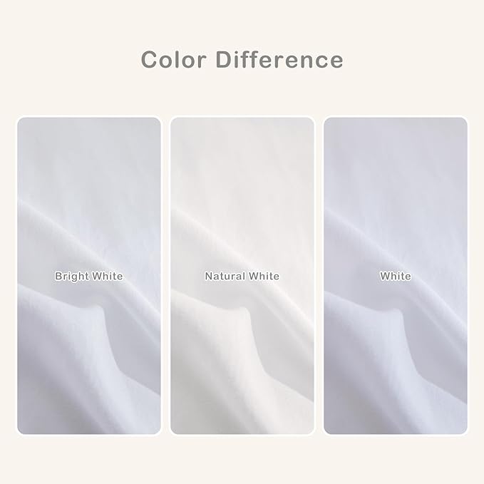 Masaca Oversized King Comforter 128x120,Farmhouse Shabby Boho Chic Ruffled Bedding Comforter Set,3Pcs Netural White Ruffle Comforter Rustic French Country Extra Large King Size Bedding Set