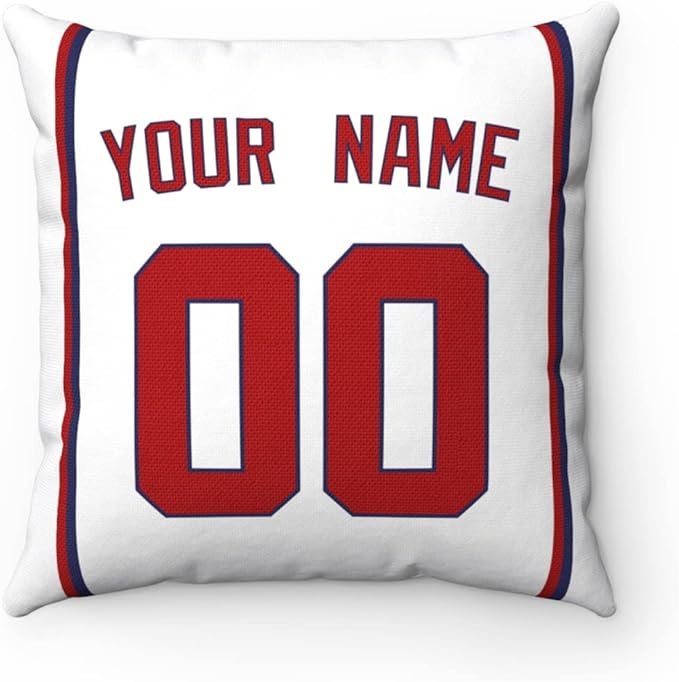 ANTKING Throw Pillow 2 Packs Personalized Custom Any Name and Number for Men Women Boy Gift
