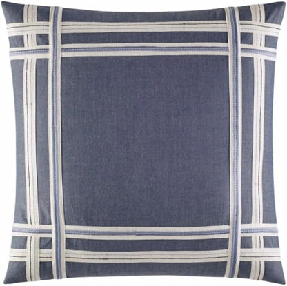 Nautica - Twin Comforter Set, Reversible Cotton Bedding with Matching Sham, Medium-Weight, Dorm Essentials, Oeko-Tex Certified (Fairwater Blue)