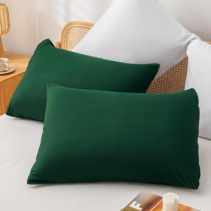 weigelia Queen Comforter Set Boho Emerald Green Comforter with 2Pillowcases Soft Microfiber Dark Green 3 Piece Bedding Comforter Set for All Season
