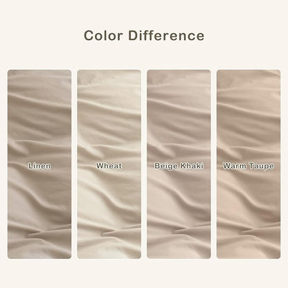 CozyTide California King Comforter Set (106×96 Inch),Cotton Linen Feel Textured Comforter Set,Lightweight Fluffy Cal King Bedding Comforter Set 3 Pieces