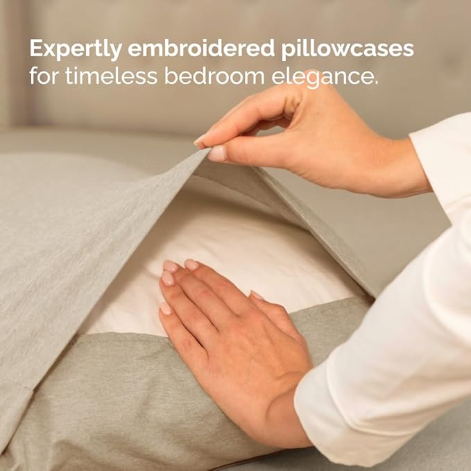 Full XL Size 4 Piece Sheet Set - Comfy Breathable & Cooling Bed Sheets Set - Hotel Luxury Bedding for Women, Men, Kids, Teens, Boys & Girls - Deep Pockets & Wrinkle Free - Oeko-Tex - Heathered Beige