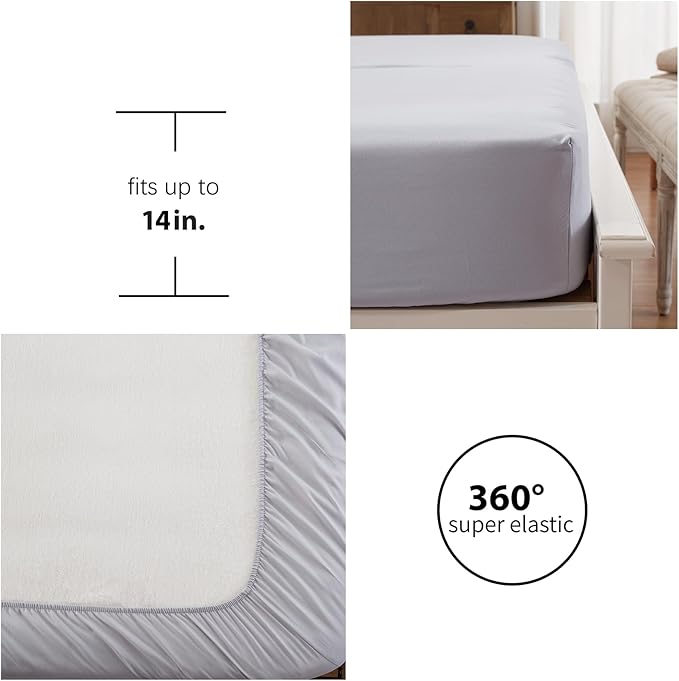 Anluoer King Size Bed in a Bag 7 Pieces, Pink Bed Comforter Set with Sheets, All Season Bedding Sets with 1 Comforter, 2 Pillow Shams, 2 Pillowcases, 1 Flat Sheet, 1 Fitted Sheet