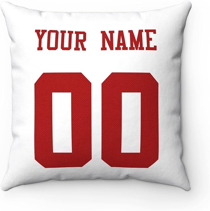 ANTKING Throw Pillow 2 Packs Custom Any Name and Number for Men Women Boy Gift