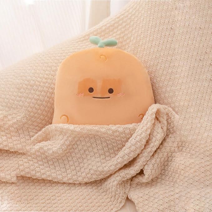 Potato Throw Pillows Decorative 15.8 inch Cute Soft Vegetable Hugging Pillow Stuffed Food Soft Plush Cushion Décor for Birthdays Gifts Home Decor (Yellow)