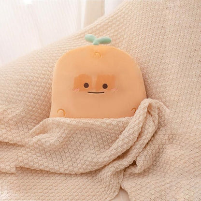 Potato Throw Pillows Decorative 15.8 inch Cute Soft Vegetable Hugging Pillow Stuffed Food Soft Plush Cushion Décor for Birthdays Gifts Home Decor (Yellow)