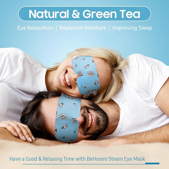 30Packs Steam Eye Mask, Heated Eye Mask Warm Compress for Eyes, Self Heating Disposable Steam Mask for Home Sleep, Spa, Travel Essentials & Relaxation Gifts, Stocking Stuffers (Jasmine)