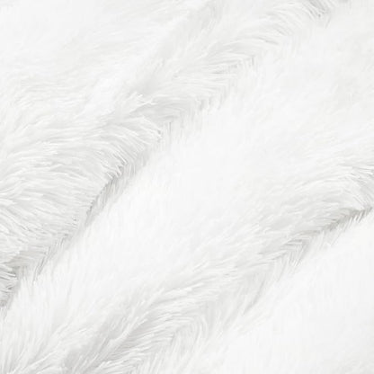 Lush Decor Emma Soft Fluffy Faux Fur Oversized Duvet Cover Set, Full/Queen, White - Warm Plush 3 Piece Bedding Set