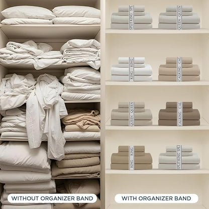 Therapedic 100% Egyptian Cotton King 6-Piece Sheet Set – Naturally Cooling & Breathable Sateen, Preshrunk Garment Wash, 16" Deep Pocket Fitted Sheet, Bonus Pillowcases, Soft & Durable - Light Blue