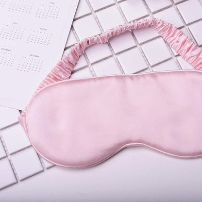 Silk Sleep Mask Light Blocking Luxury 100% Mulberry 19mm Silk Eye Mask Eye Cover Blindfold Ultra Soft Light & Comfy Anti Aging Skin Care with Travel Bag Gift Package
