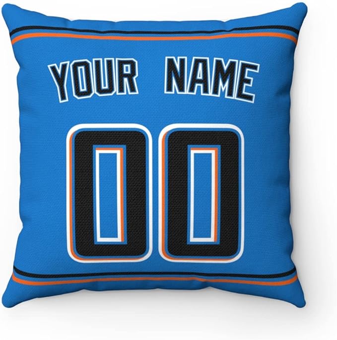 ANTKING Throw Pillow 2 Packs Personalized Custom Any Name and Number for Men Women Boy Gift