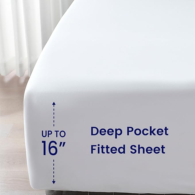 SLEEP ZONE Dorm Comforter Twin XL, 5 Pieces Geometric Plaid Pattern Printed Soft Microfiber Bedding, Breathable & Soft Bed in A Bag (Grey Grid White, Twin XL)