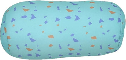 Bookishbunny Microbead Cylinder Bolster Roll Pillow 13" x 7" (ConfettiLightBlue)
