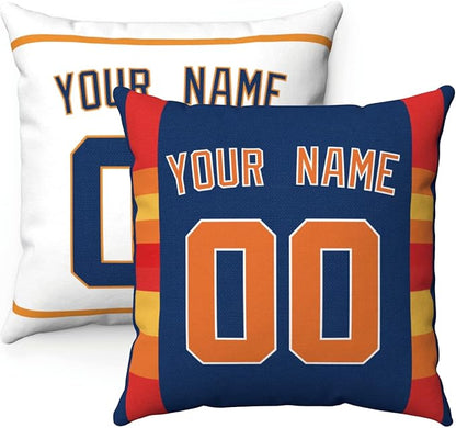 ANTKING Throw Pillow Houston Personalized Custom Any Name and Number for Men Women Boy Gift