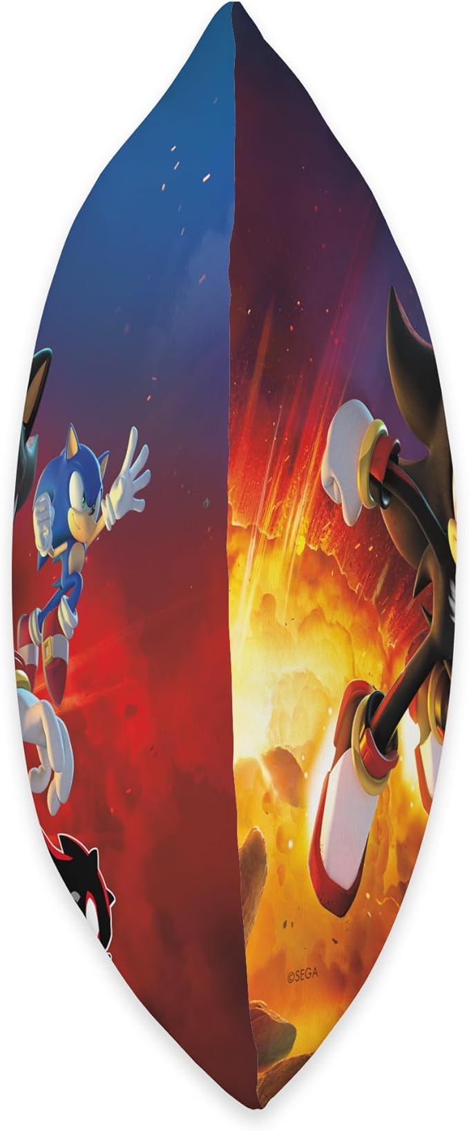 Sonic The Hedgehog, Fearless: Year of Shadow Key Art Throw Pillow