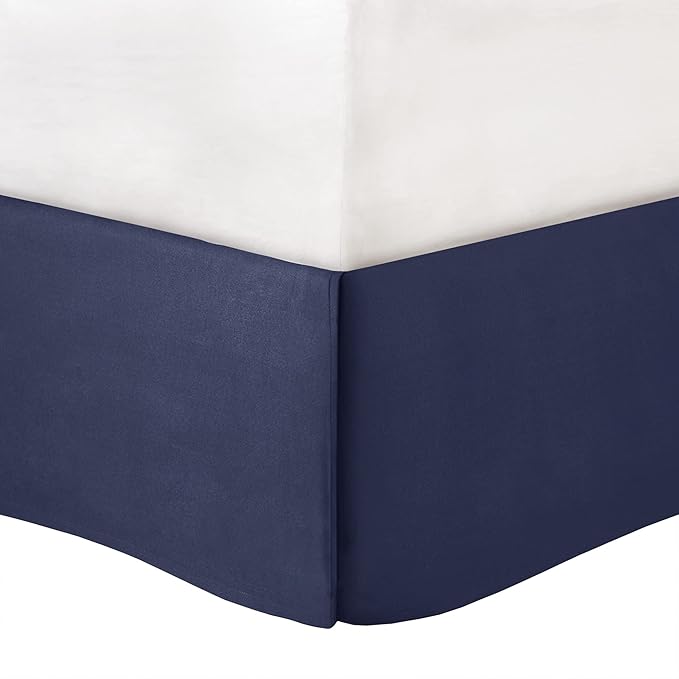 Intelligent Design Robbie 7-Piece Twin Comforter Set – Lightweight All-Season Plaid Bedding, Navy/Tan, Cozy Bed-in-a-Bag with Matching Shams & Decorative Pillow, Modern Casual Style
