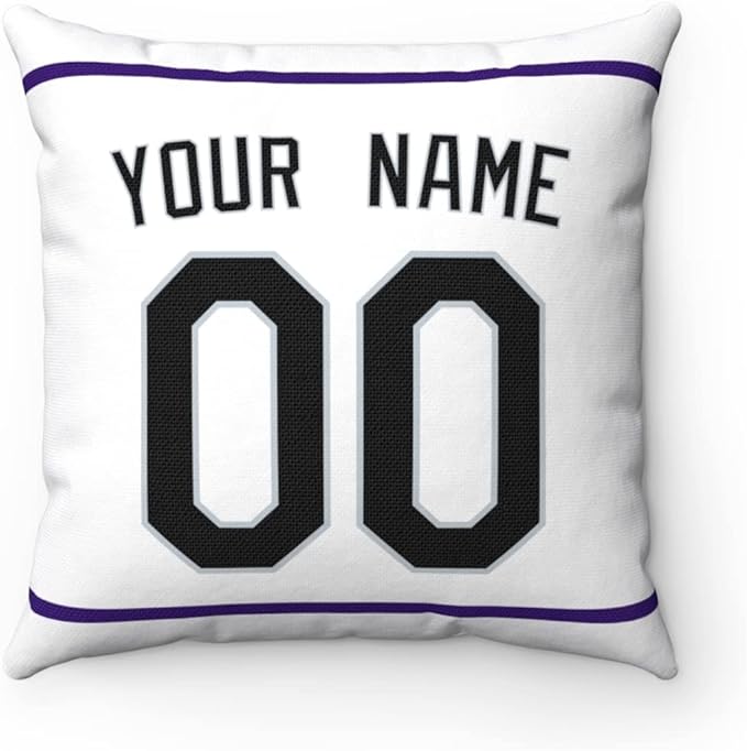 ANTKING Throw Pillow 2 Packs Personalized Custom Any Name and Number for Men Women Boy Gift