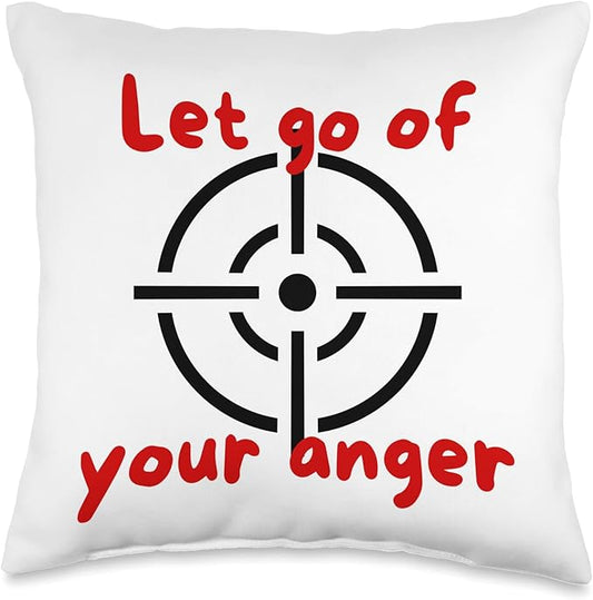 Vent One's Anger Anti Stress Punch Pillow selfcare Throw Pillow