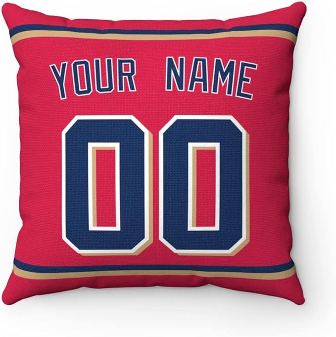 ANTKING Throw Pillow 2 Packs Personalized Custom Any Name and Number for Men Women Boy Gift
