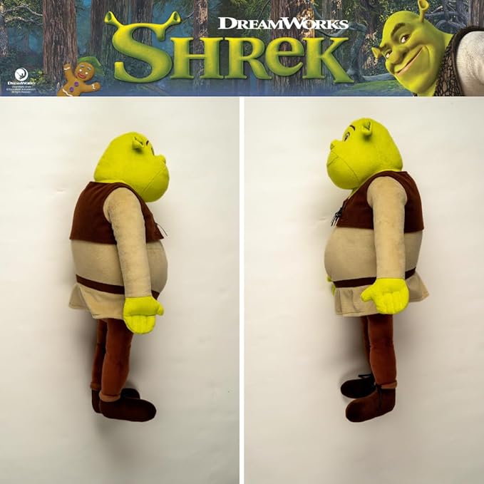 Collectibles DreamWorks Shrek Bedding Super Soft Cozy Decorative Cuddle Pillow, (Officially Licensed Product) By Franco