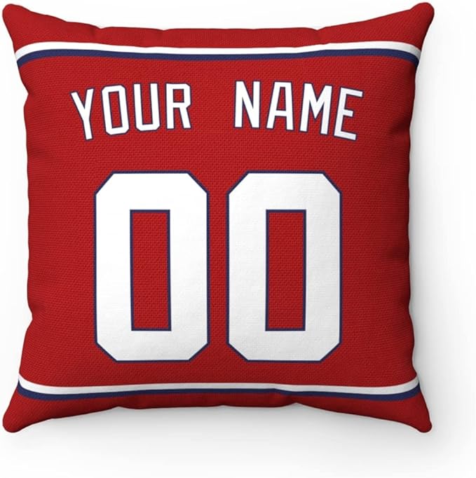 ANTKING Throw Pillow 2 Packs Personalized Custom Any Name and Number for Men Women Boy Gift