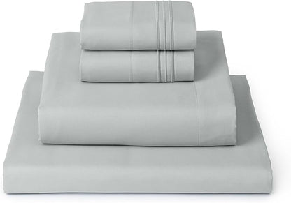 Mellanni Extra Deep Queen Sheets - 4 PC Iconic Collection Bedding - Hotel Luxury, Ultra Soft, Cooling Bed Sheets - Wrinkle, Fade, Stain Resistant (Queen, Spa Mint)