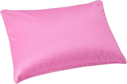 Microbead Throw Pillow Bedding Neck Pillows with Removable Cover, 16" x 12" Bed and Couch Decorative Pillow for Home Sofa Bedroom Fun Colors Support. Silky, Comfortable (Orchid)