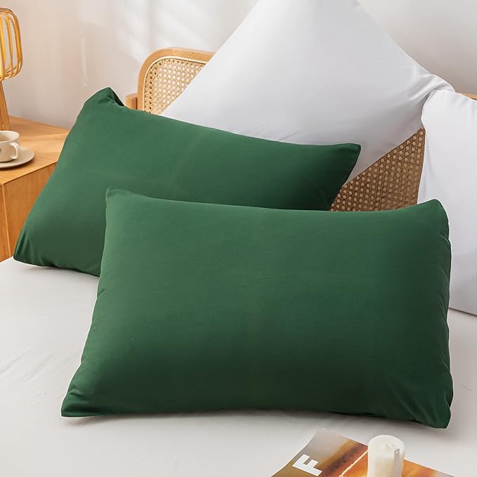 weigelia Emerald Full Size Comforter 3PCS Microfiber Full Size Comforters Set for All Season Boho Dark Green Comforter for Women and Men Soft Lightweight Bed Comforter Set