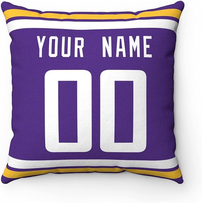 ANTKING Throw Pillow 2 Packs Custom Any Name and Number for Men Women Boy Gift