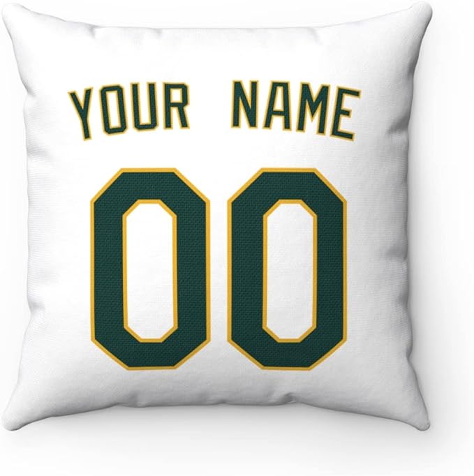 ANTKING Throw Pillow 2 Packs Personalized Custom Any Name and Number for Men Women Boy Gift
