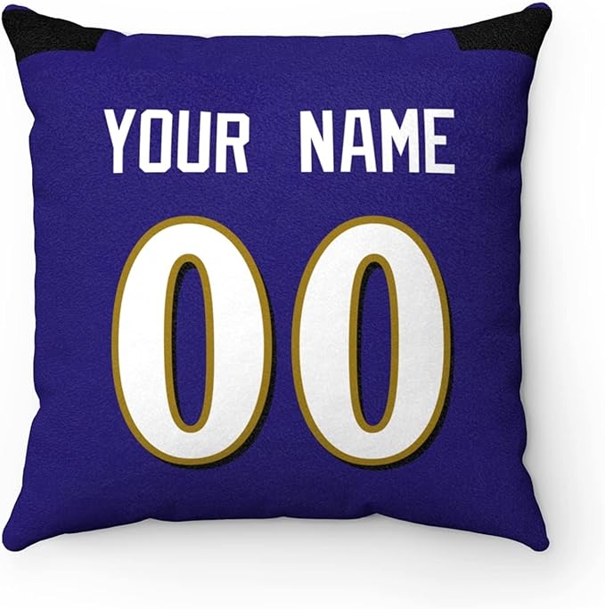 ANTKING Throw Pillow 2 Packs Custom Any Name and Number for Men Women Boy Gift