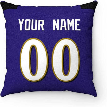 ANTKING Throw Pillow 2 Packs Custom Any Name and Number for Men Women Boy Gift