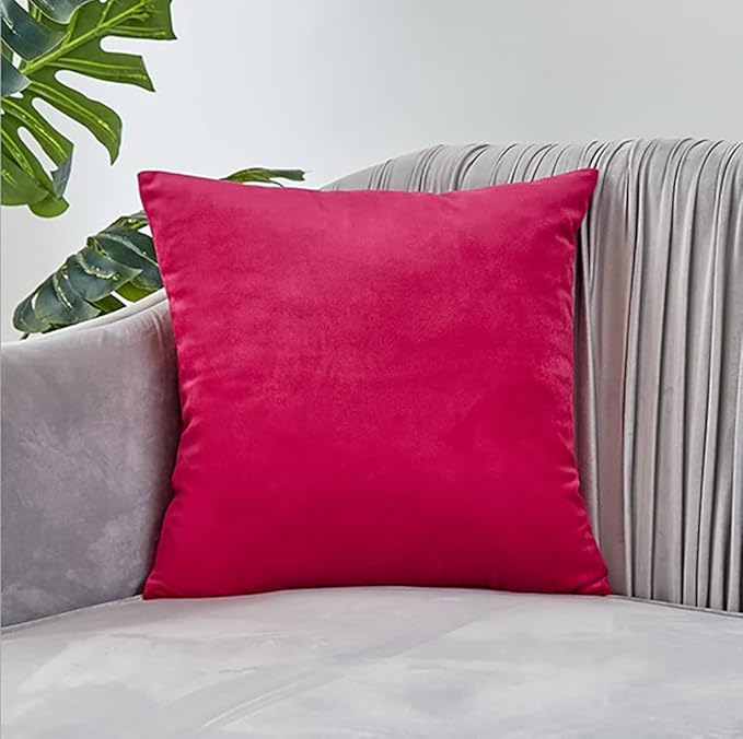 3-Piece Coordinated Throw Pillow Bundle – Combo 3 Mix Sizes and Colors Velvet Throw Pillows