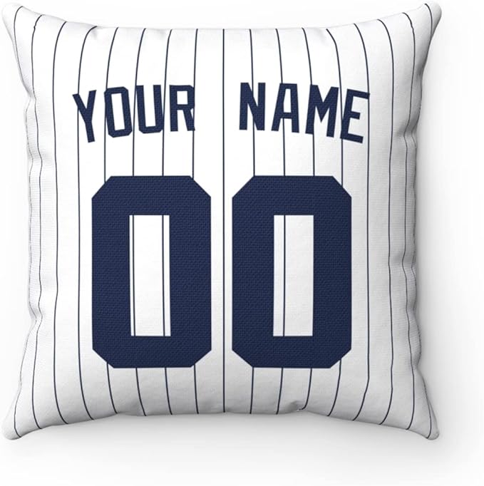Throw Pillow New York Personalized Custom Any Name and Number for Men Women Boy Gift