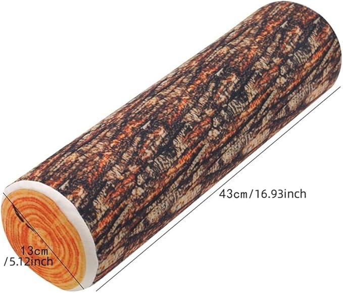 Natural Wood Design Tree Trunk Log Cushion Soft Chair Cushion Pillows Gift Home Sofa Cushion (style2)