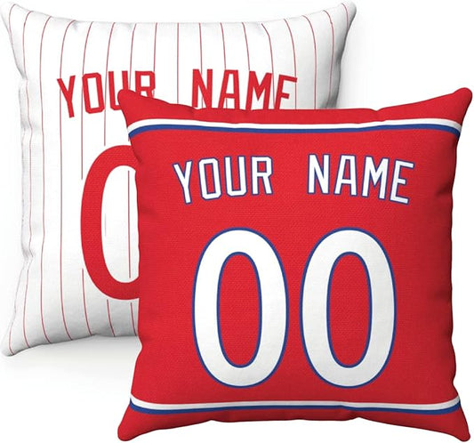 ANTKING Throw Pillow Philadelphia Personalized Custom Any Name and Number for Men Women Boy Gift