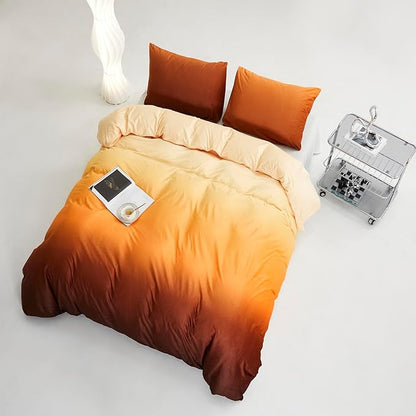 CLOTHKNOW Dark Yellow Fluffy Queen Comforter Set Velvet Bedding Comforter Sets Dark Yellow Queen Comforter Soft Caramel Comforter Sets Queen