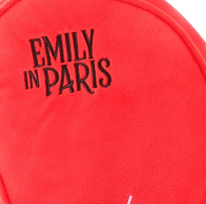 Jay Franco Emily in Paris Decorative Throw Pillow - Super Soft Heart Shaped Pillow - Measures 12 Inches