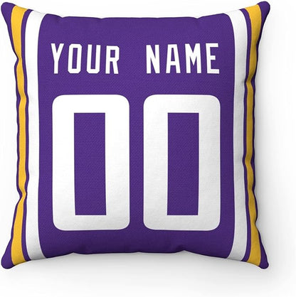 ANTKING Throw Pillow Minnesota Custom Any Name and Number for Men Women Boy Gift