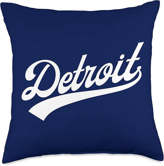 Detroit Classic Throw Pillow