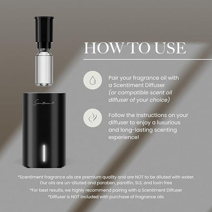 Scentiment Diffuser Oil - Midnight Jasmine | Home Aromatherapy Fragrance Oil (20ml)