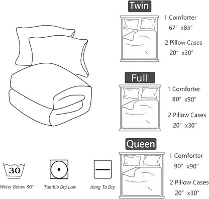 Racing Cars Comforter Sets King Size,Bedding Sets 3PCS for Kids,Sports Car Theme Bedding Sets All Season 1 Comforter and 2 Pillowcases