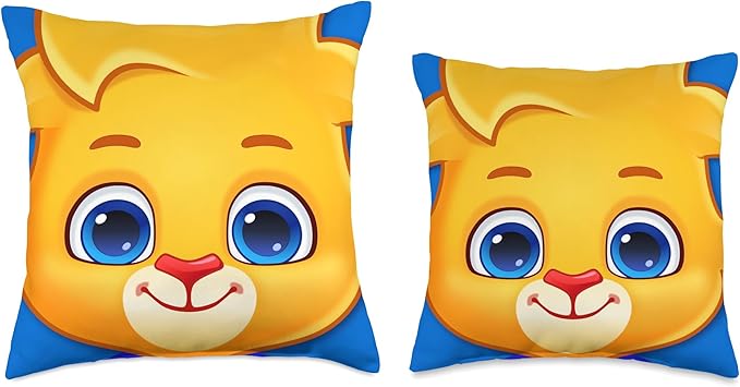 Lucas Brings Smiles to Kids | Official Lucas & Friends Throw Pillow