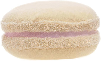 ChezMax Macaron Pillow Plush Back Bolster Cushion Microbead Throw Pillow Case Round Seat Cushion Home Decor Pillow for Sofa Bedroom Office Dormitory Car 14.5" Light Yellow