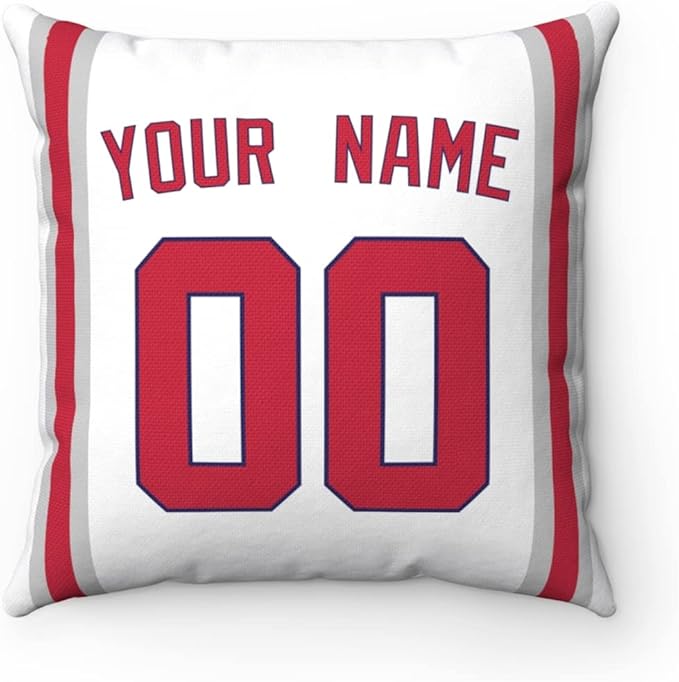 ANTKING Throw Pillow 2 Packs Personalized Custom Any Name and Number for Men Women Boy Gift