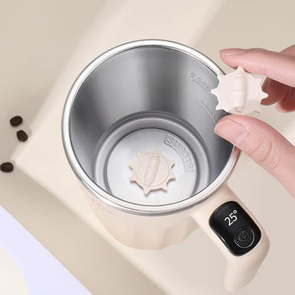 Drink Stirrer,Self Stirring Mug,Self Stirring Coffee Mug,Suitable for Coffee, Milk, Cocoa and Other Beverages (Cream)