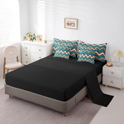 Erosebridal 7 Pcs Western Aztec Queen Comforter Set with Sheets Rustic Farmhouse Bed in A Bag Vintage Southwestern Tribal Bedding Sets for Men Adults Exotic Bohemian Geometric Bed Set